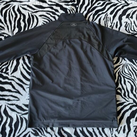 Under armour black mesh interior long sleeve track suit jogger jacket sweater - Picture 8 of 16